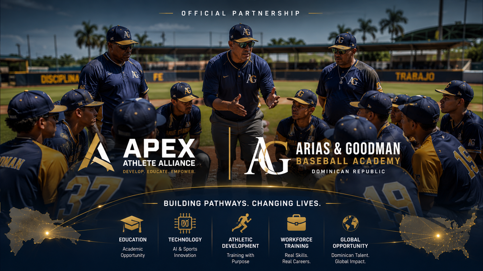 Apex Athlete Alliance and Arias Goodman Baseball Academy partnership